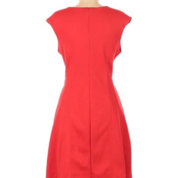 INC Dress. Zips up the front. Gold zipper detail - Picture 2 of 4